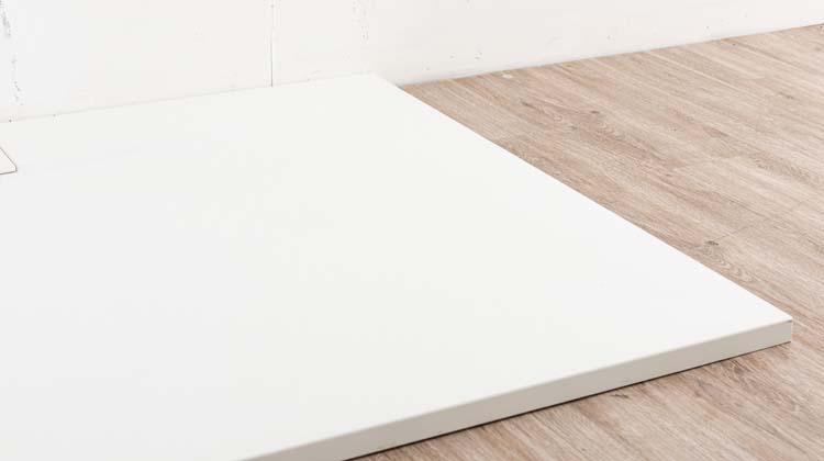 Douchebak Myo SMC mat wit leisteenlook 140x90cm