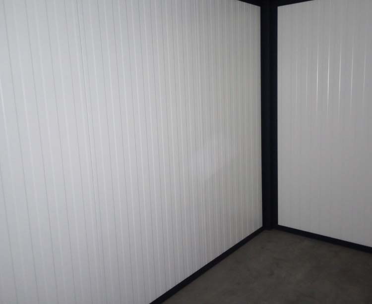 Tuinhuis metaal antraciet Ebro S 208 x 208 x 220 cm