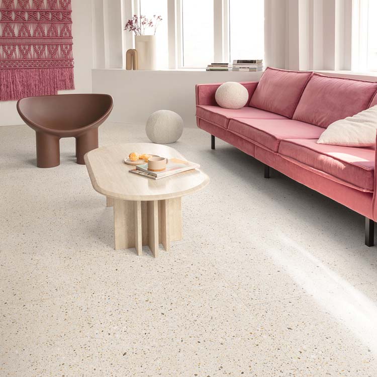 Vinyle Floorify Piccolo - Grand carrelage - 600 x 900 x 4.5 mm