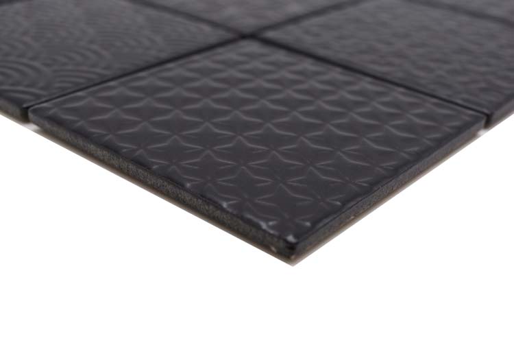 Mosaïque Spirit Decor noir mat 29,8x29,8cm