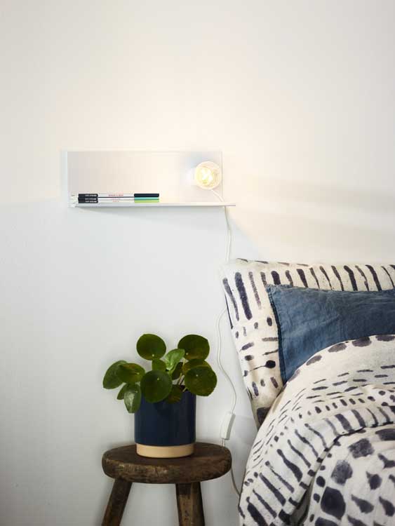 Lucide SEBO - Bedlamp - E27 - Wit