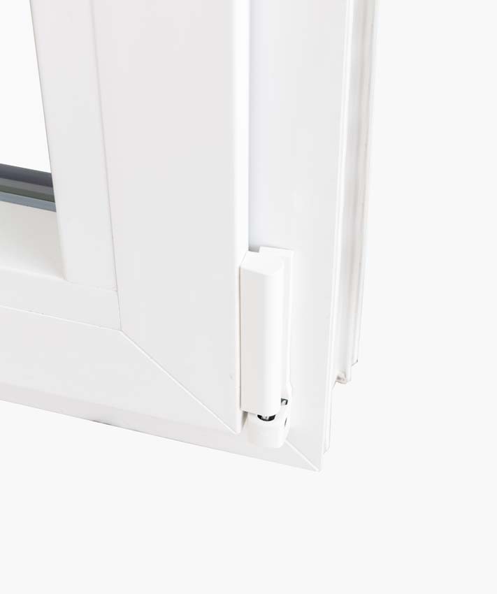 Draai+draaikiepraam pvc Deceuninck Elegant Infinity wit/wit L MW