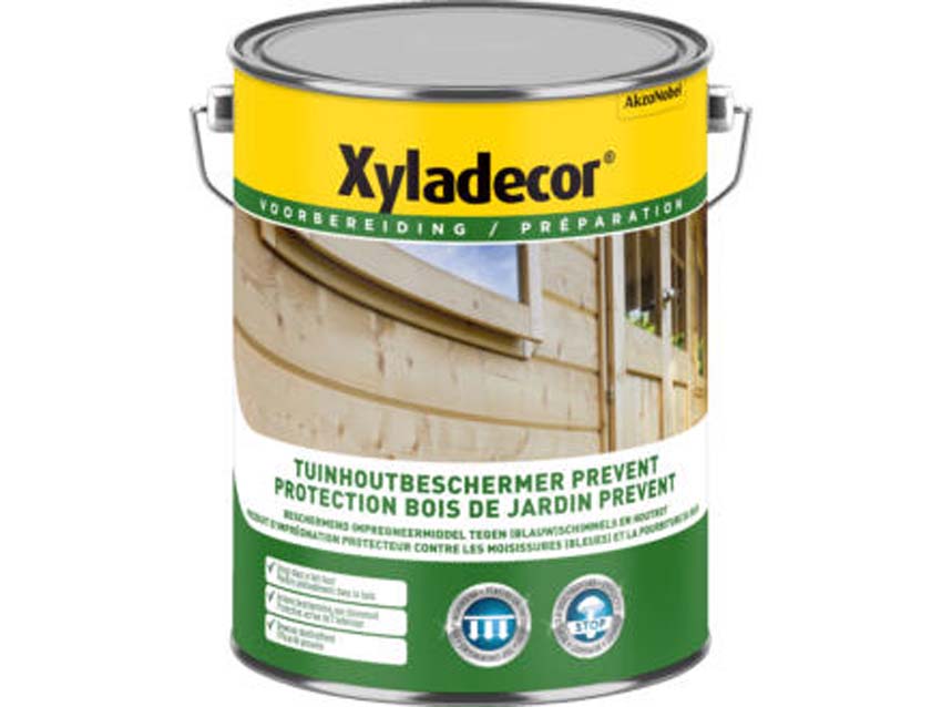 Lasure protectrice pour bois de jardin Xyladecor Prevent 5L