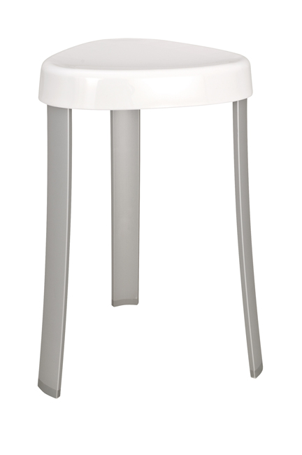Badstoel Wenko Corrente 45x35,5x38cm wit