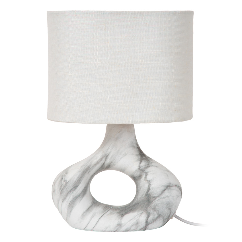 Lucide Essential Tomeo - Lampe de table - 1xE14 - Blanc