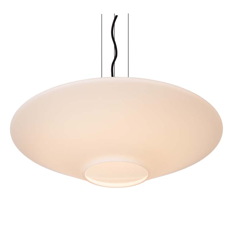 Lucide TREVOR - Hanglamp - Ø 50 cm - 1xE27 - Opaal