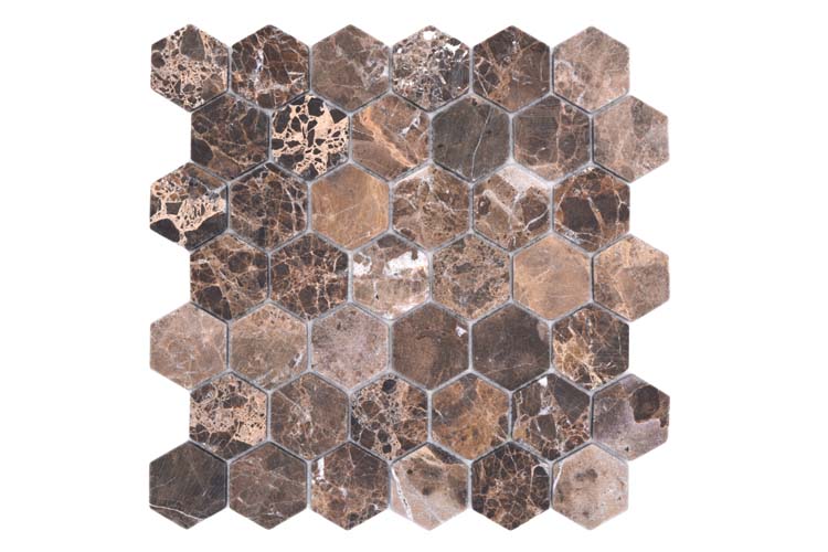 Mosaïque Hexagon Impala mat 29,8x30,5cm