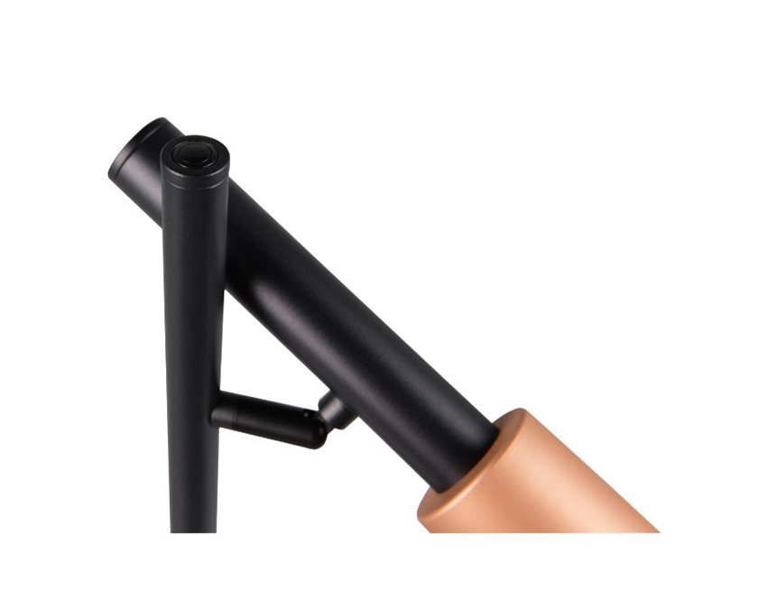 Lampadaire - noir/bronze - H150cm - dimmable - LED - 3x4,5W - 2300/4000K