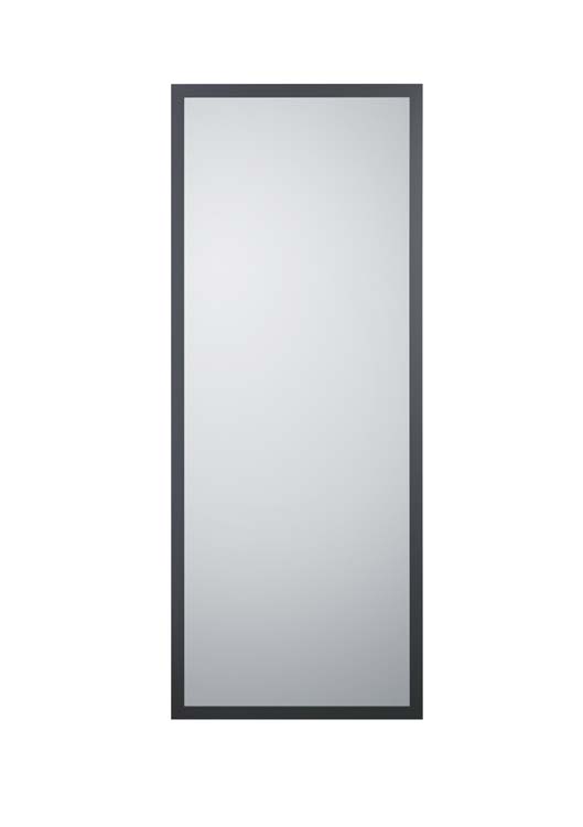 Spiegel rechthoek antraciet 66x166cm
