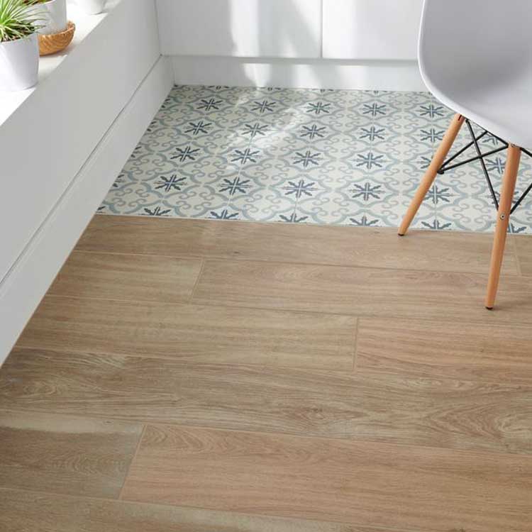 Vloer: Tegel Mylena naturelle 20x80x0.85cm
