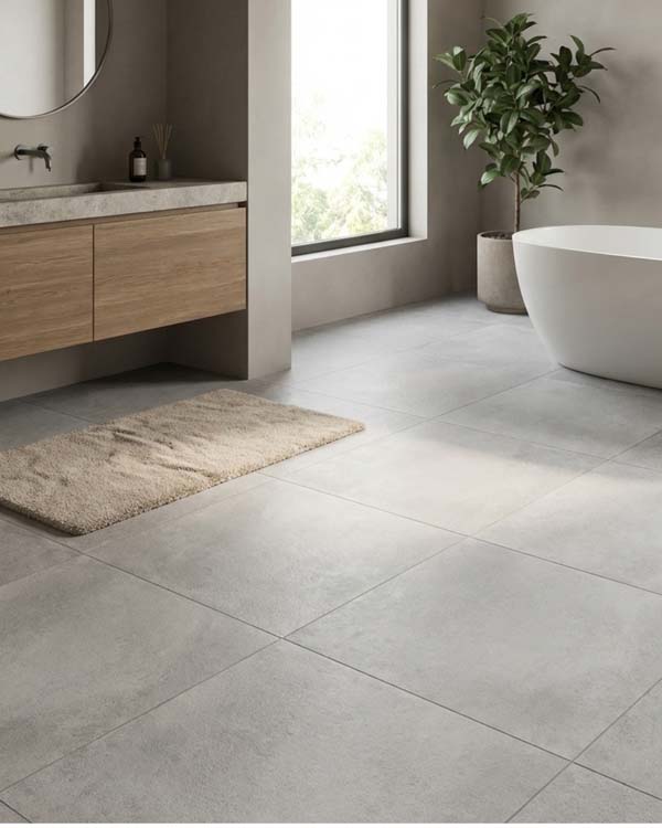 Vloer Village lightgrey 60 x 60 cm