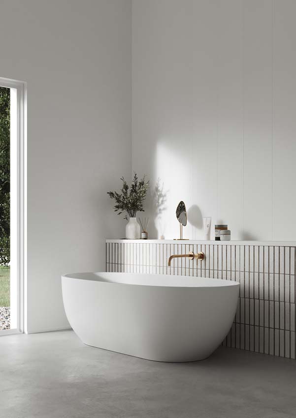Wand- & plafondpaneel Maestro MDF waterbestendig uni white 19x120x0,8cm