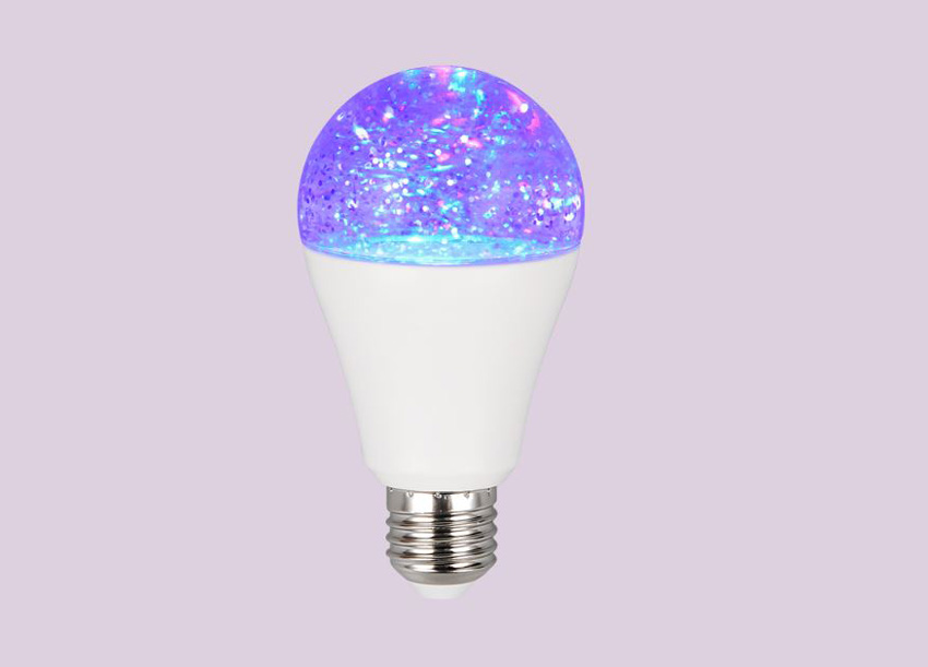 Ampoule LED - E27 - blanc - Ø6x10,5cm - dimmable - 2,5W - RGB
