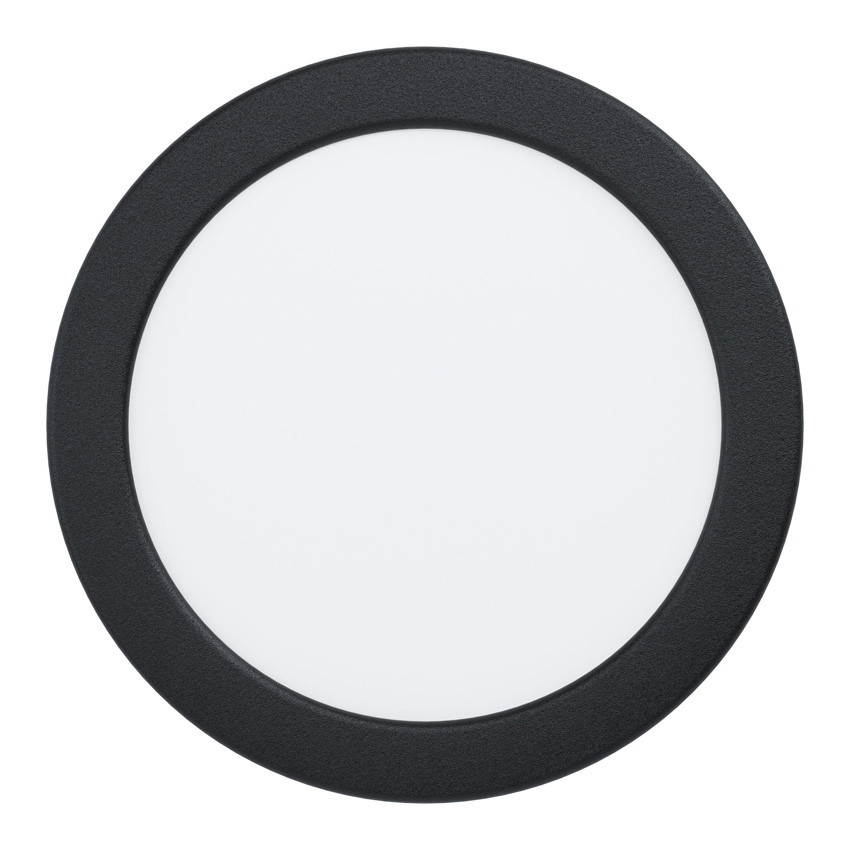 Spot encastrable - noir - Ø16,6cm - LED - 1x10,5W - 3000K