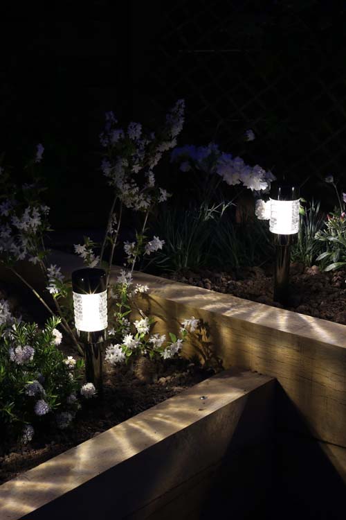 Solar tuinlamp met grondspie Palermo zwart 5 lumen