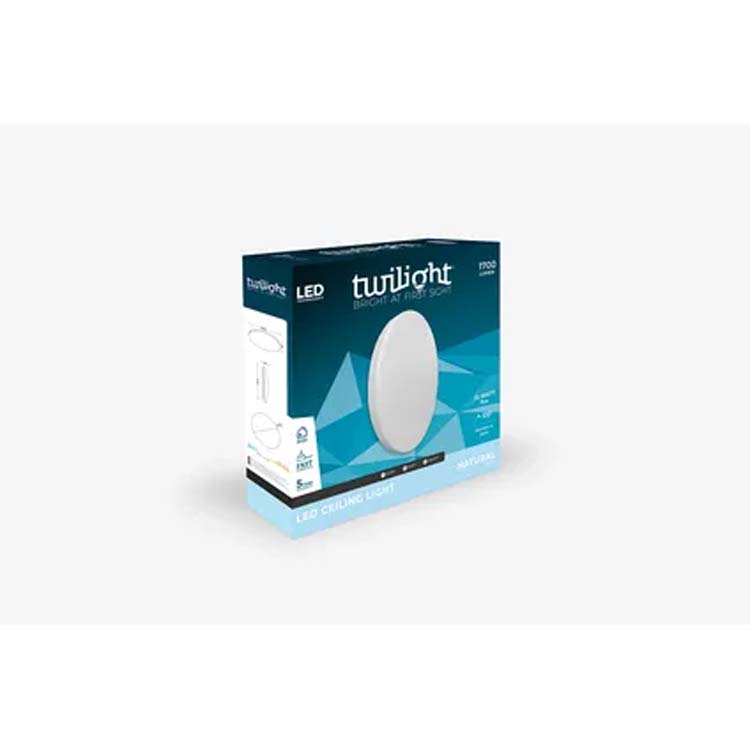 Plafonnier - blanc - Ø33 cm - LED - 1x15W - 4000K