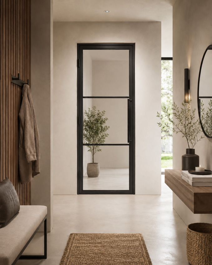 Porte intérieure Fer forgé 3W Tara 980 x 2349 mm Droite