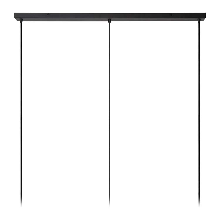 Lucide ROSAS - Hanglamp - 3xE27 - Zwart