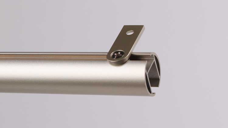 Supports plafond jo20/28mm champagne 2pcs