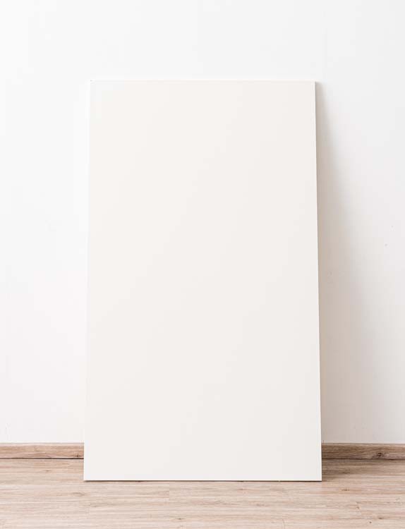 Achterwand voor keukeneiland Plenti wit 150cm