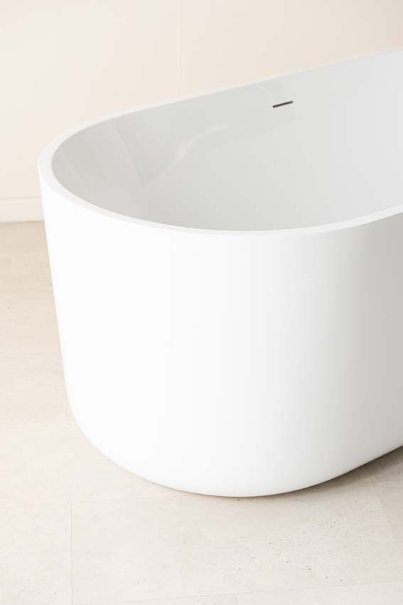 Baignoire îlot Brad blanc brillant 170x80cm