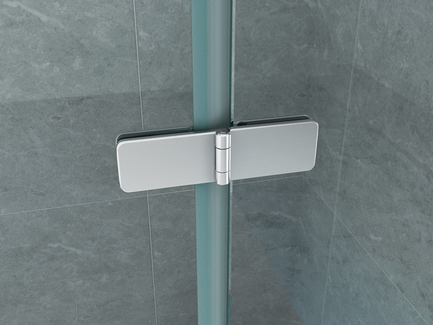 Paroi de baignoire Vesta chromée réversible 132x140cm