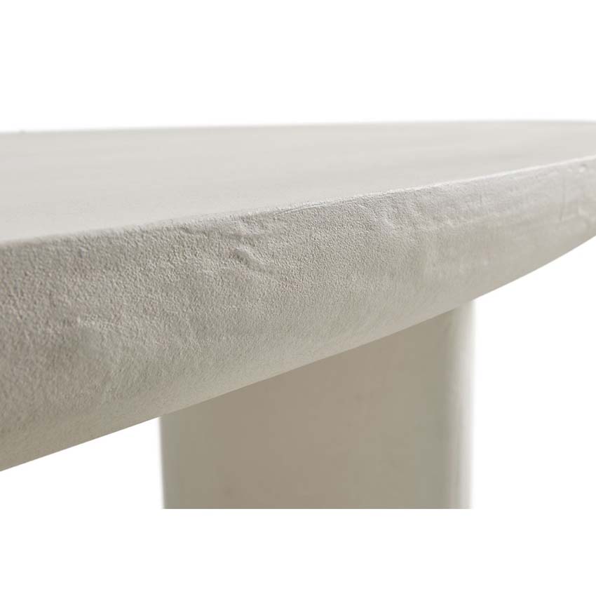 Table Presta mortier de chaux rectangulaire écru 220 x 105 cm + piètement central Table Presta mortier de chaux rectangulaire écru 220 x 105 cm + piètement central