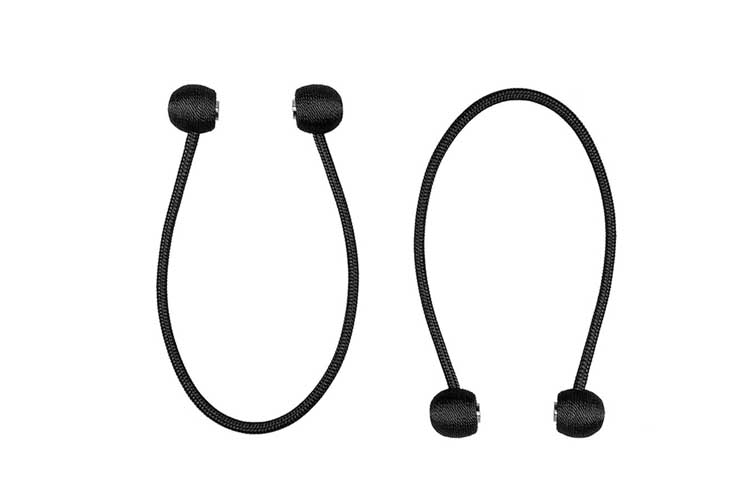 Porte-rideau gris foncé