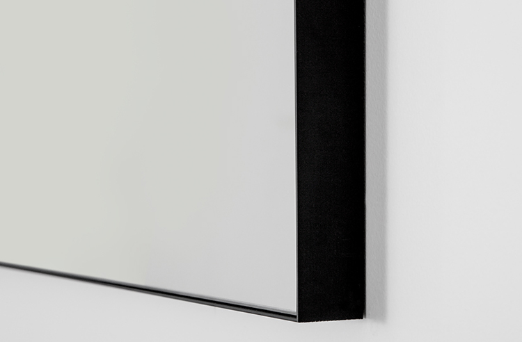 Mioir cadre noir 120cm