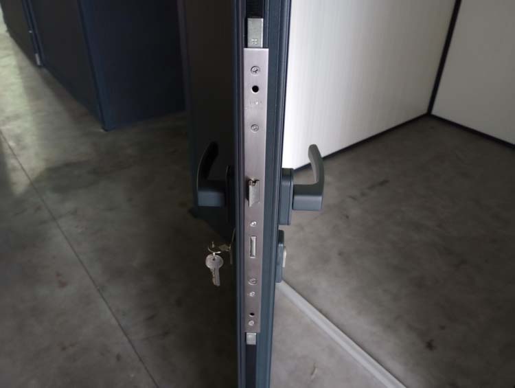 Tuinhuis metaal antraciet Ebro S 208 x 208 x 220 cm