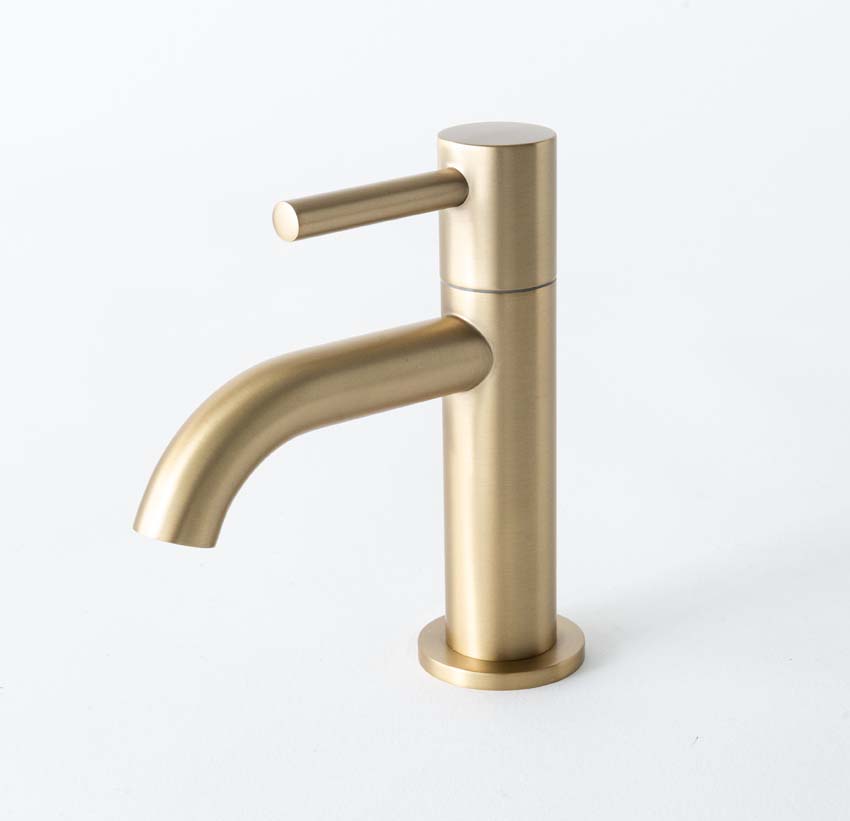 Koudwaterkraan Miley slim brushed gold