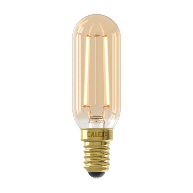Led lamp buis goud T25 3,5W/E14 dimbaar
