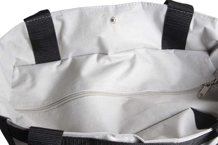 Sacoche vélo noir et gris 17 l 32x40x15.5 cm