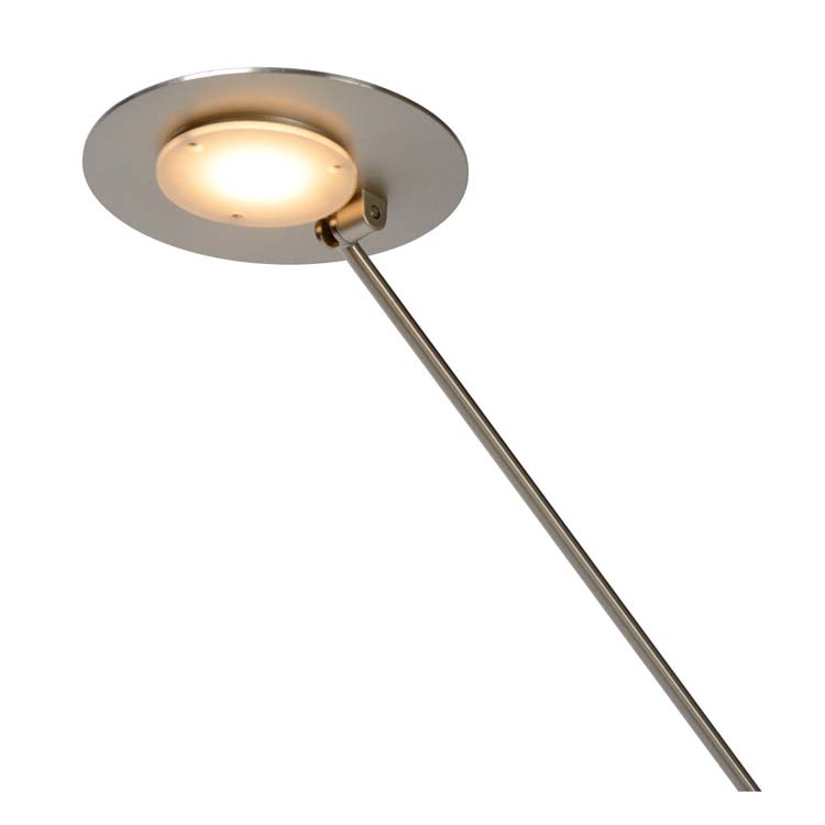 Lucide ANSELMO - Lampadaire - Ø 25 cm - 9W 3000K - Chrome Dépoli