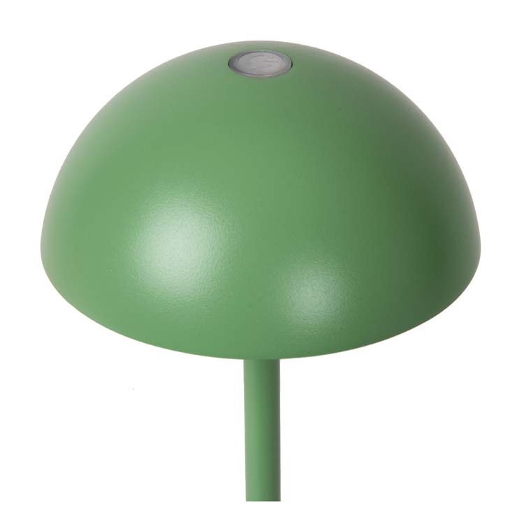 Lucide JOY - Oplaadbare Tafellamp Buiten - Accu/Batterij - Ø 12 cm - LED Dimb. - 1x1,5W 3000K - IP54 - Groen