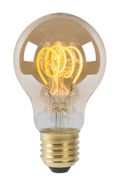 Ampoule filament - ambre - dimmable - Ø6cm - E27 - 3W