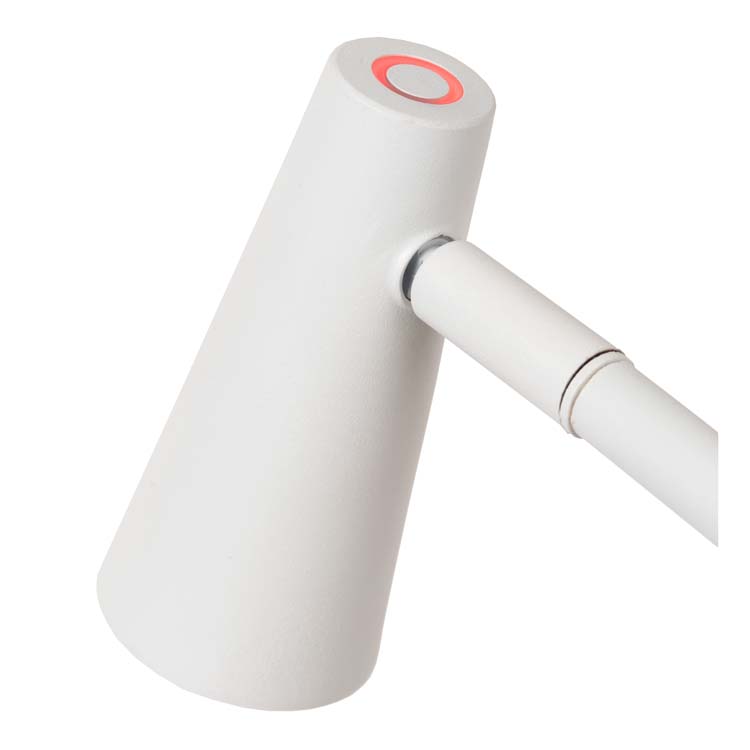 Leeslamp - wit - H47,5cm - LED - 3W - 2700K - 3 StepDim - opblaadbaar