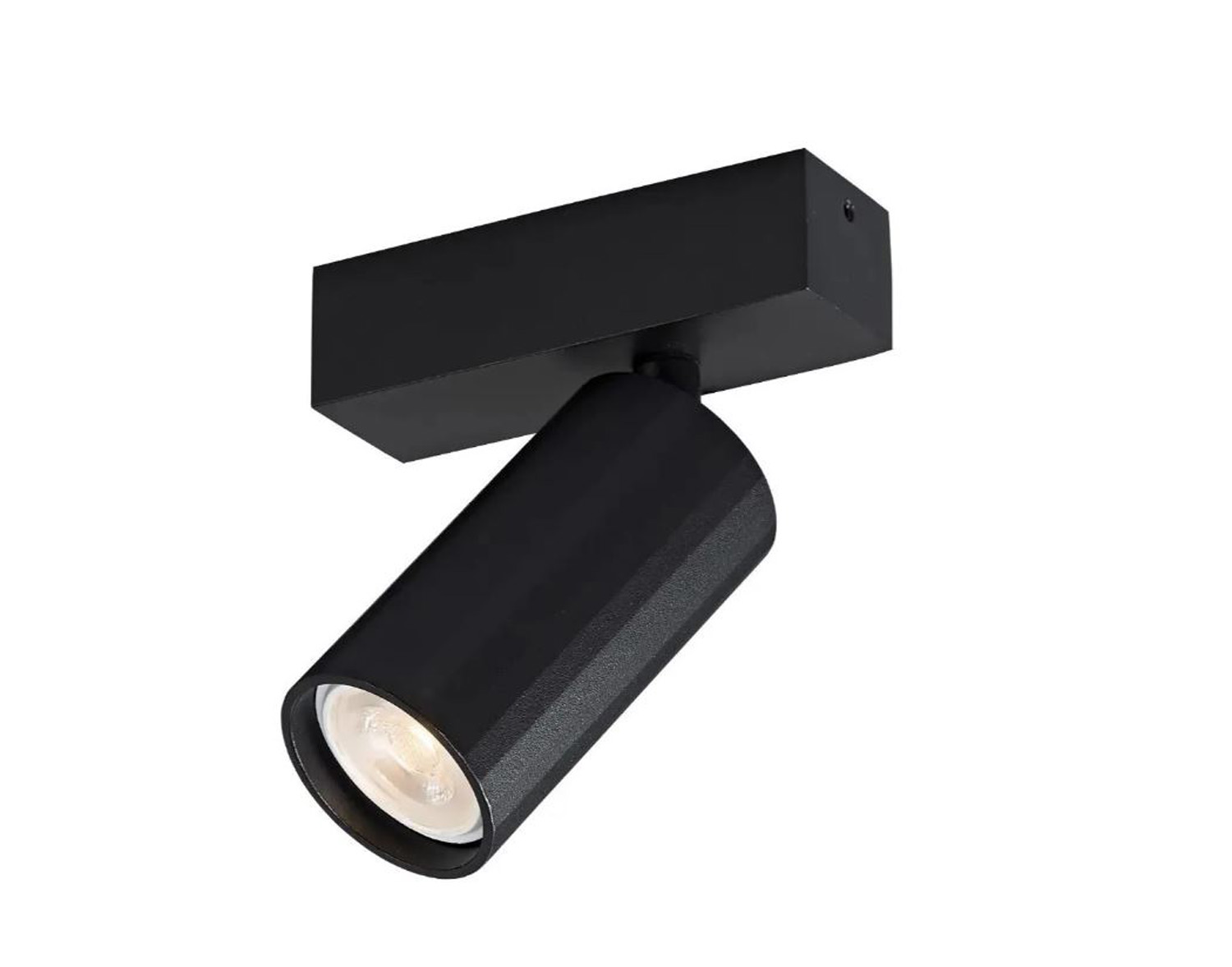 Spot en saillie - noir - 9x3x11cm - MR11 - 1x35W - ampoule non incluse
