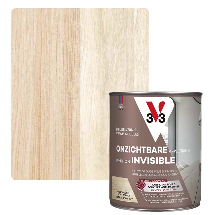 V33 mobilier effet bois non traité 1l