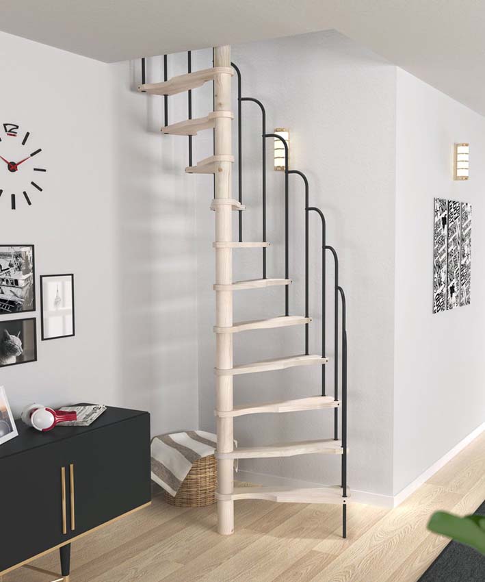 Escalier gain de place Haltern den 299x60cm