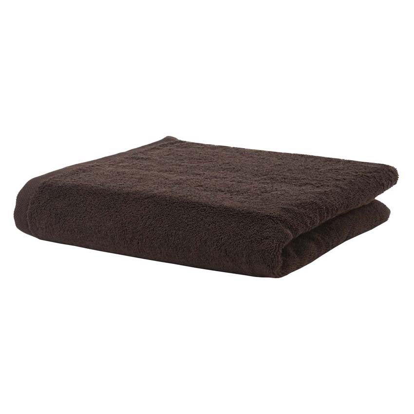 Serviette de bain Aquanova London coton égyptien brun XL 100x150cm