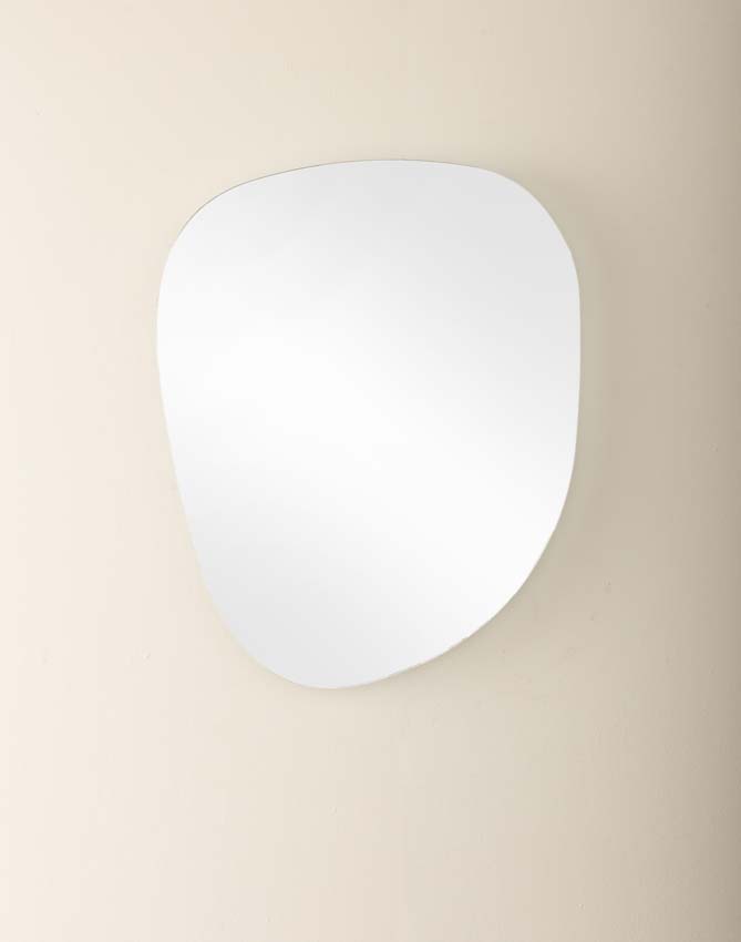 Miroir Fendi forme organique LED + anti-buée 58x72cm