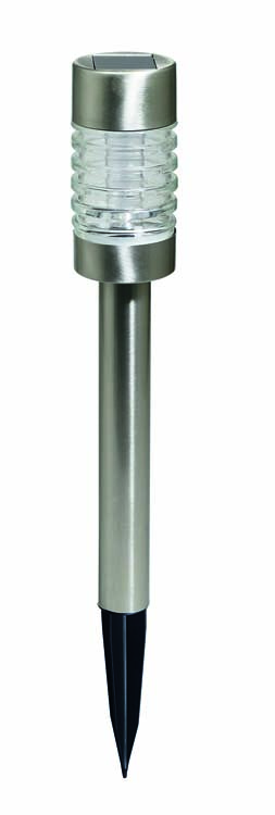 Solar lanterne avec pointe Firenze chrome 6 lumen