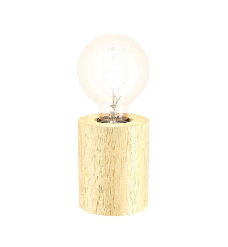 Lampe de table - or - Ø8x8cm - dimmable - E27 - 1x40W