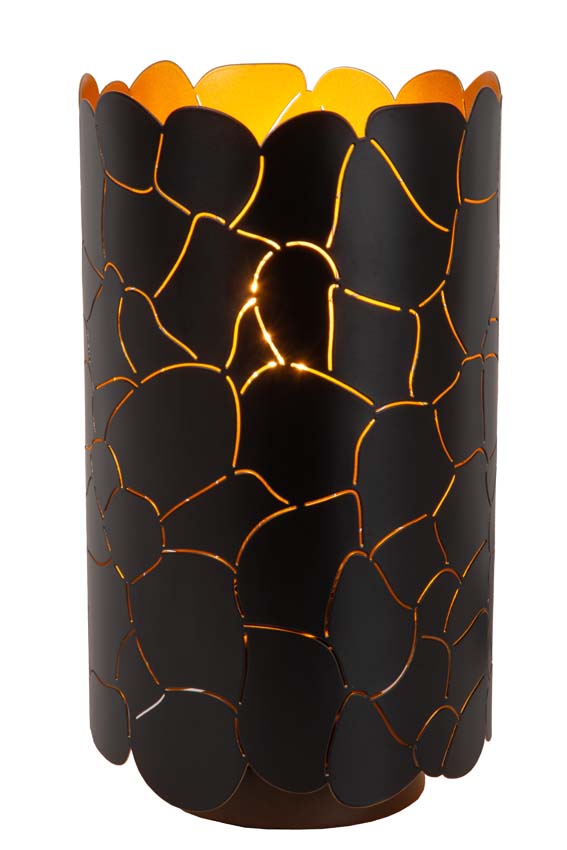 Lampe de table - noir - Ø15cm - E27 - 40W