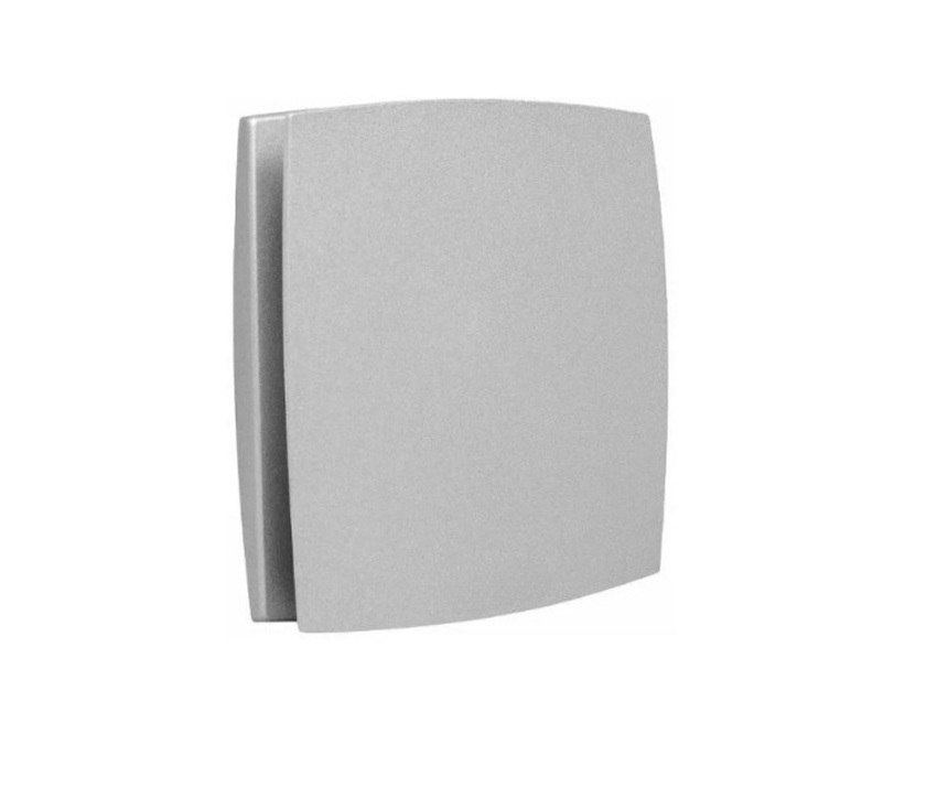 Cache pour ventilateur salle de bain gris Ø10cm