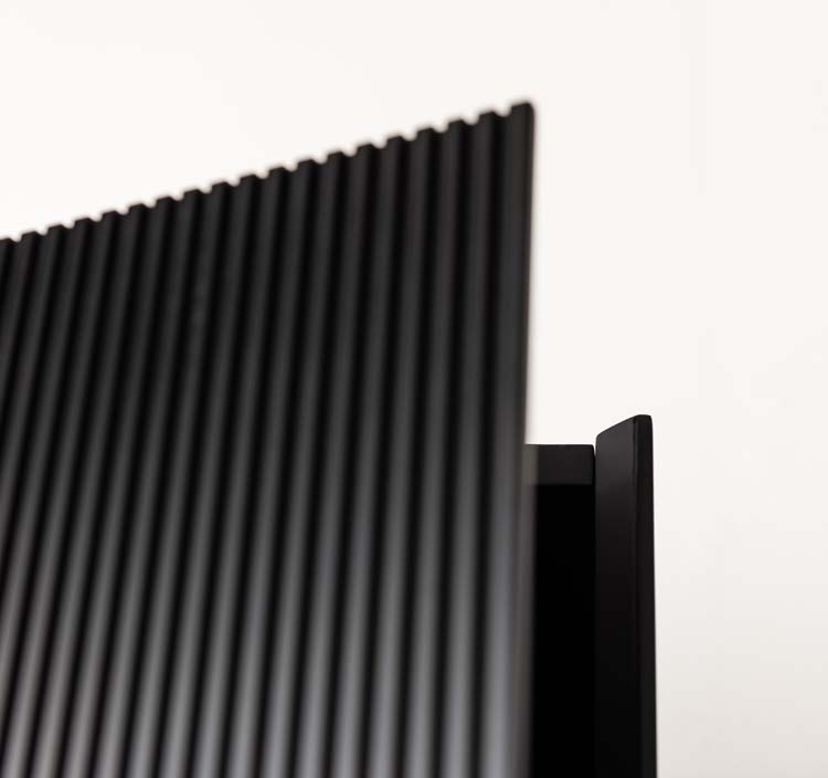 Kolomkast Windsor mat zwart hangend 170x40x35cm