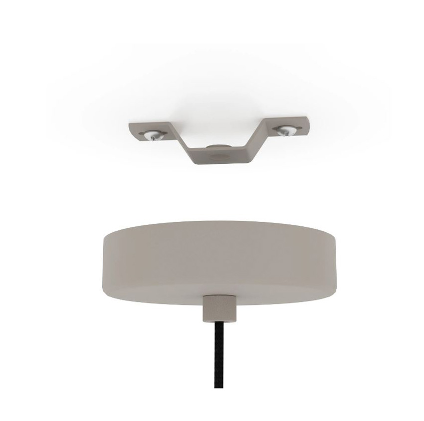 Hanglamp - zand - Ø22xH110cm - dimbaar - E27 - 1x40W - excl. lichtbron