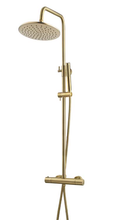 Set de douche Kaylee thermostatique or