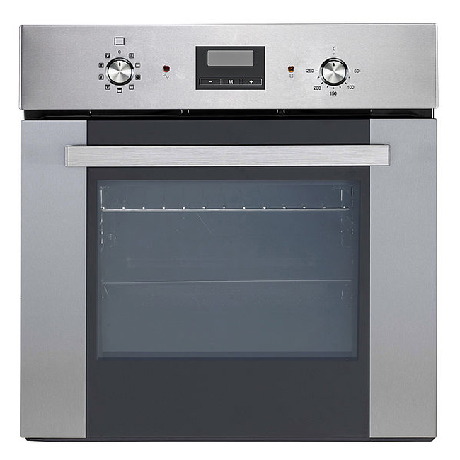 Cuisine 320cm - gris/blanc - plaque de cuisson vitroceramique